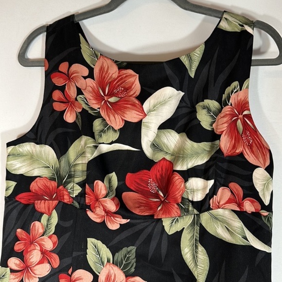 Tommy Bahama Black & Red Floral Dress - Picture 3 of 12
